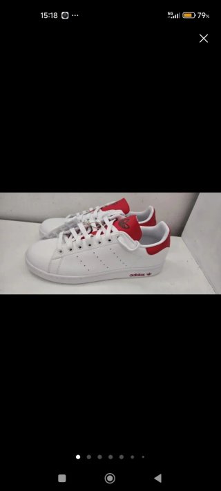 Zapatillas Adidas Stan Smith Blancas y Rojas