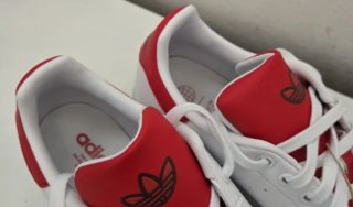 Zapatillas Adidas Stan Smith Blancas y Rojas