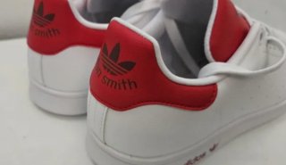 Zapatillas Adidas Stan Smith Blancas y Rojas