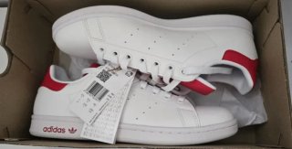 Zapatillas Adidas Stan Smith Blancas y Rojas