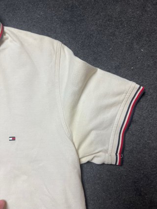 Polo Tommy Hilfiger Blanco Talla M