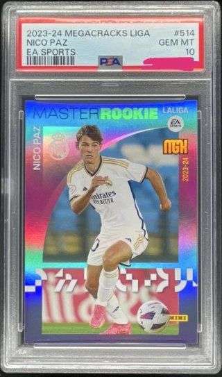 Nico Paz Rookie 2023-24 Megacracks PSA 10