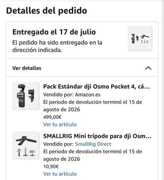 DJI Osmo Pocket 4 Cámara