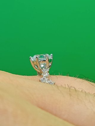 Anillo Xuping Laminado 14k con Circonitas