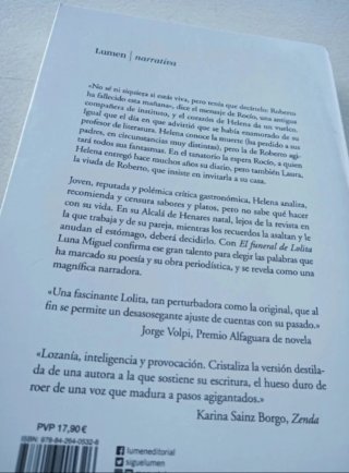 El funeral de Lolita. Luna Miguel.
