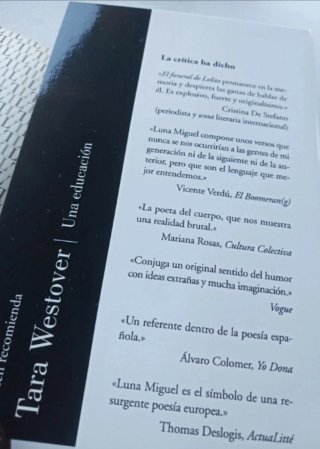 El funeral de Lolita. Luna Miguel.