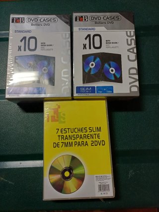 Pack de estuches para DVD