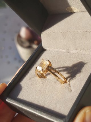 Anillo Piedra Luna Madagascar
