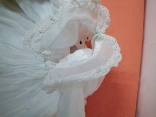 Vestido de muñeca antiguo años 40