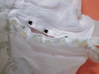 Vestido de muñeca antiguo años 40
