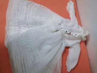 Vestido de muñeca antiguo años 40