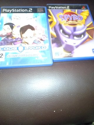 Lote 4 Juegos PS2: Spyro, Code Lyoko, Lego Batman,