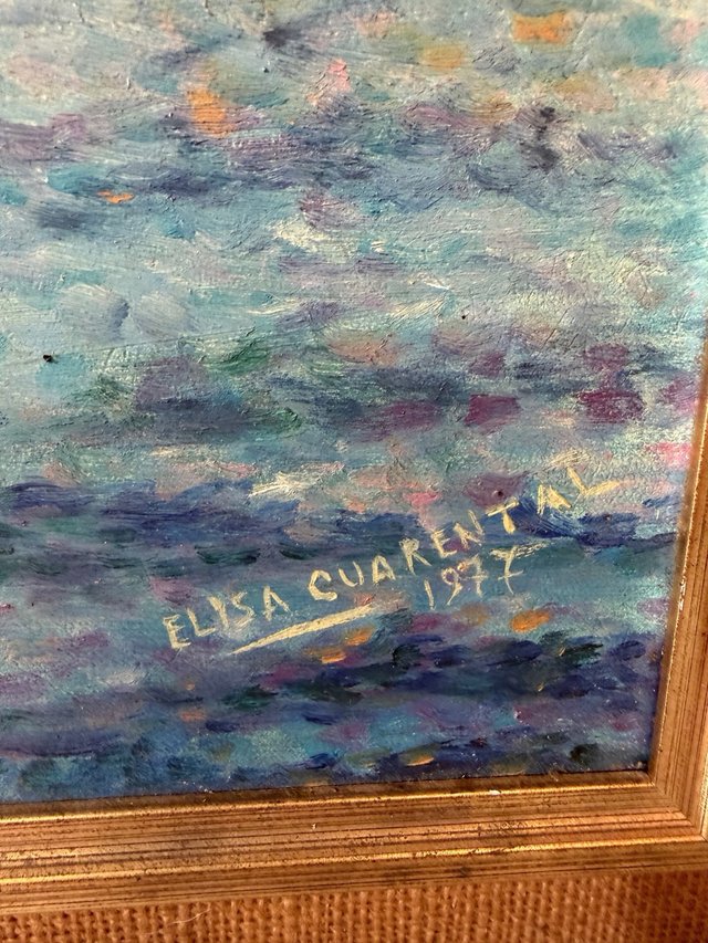 Óleo Elisa Cuarental Hernández 1977