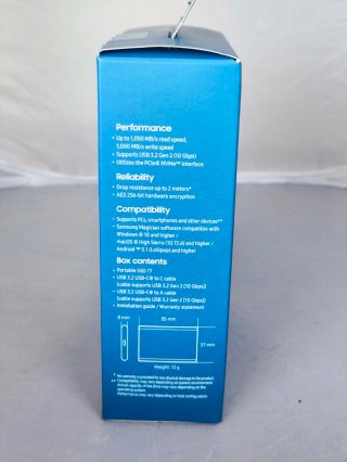 Samsung T7 SSD Portátil 1TB (Nuevo)