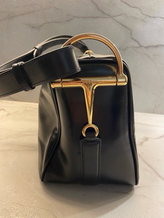 Bolso Gucci Piel Negro  Echo en Italia con piel
