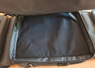 Zaino portatile nero da 14 pollici