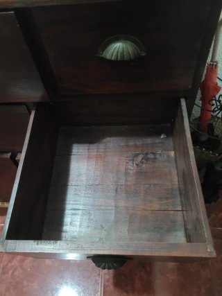 Mobile bar Boticario Colonial in Teak Wood