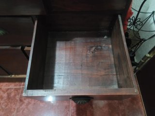 Mobile bar Boticario Colonial in Teak Wood