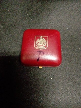 Pendientes Majorica Plata Antigua Rojo