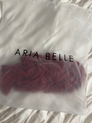 Lencería de encaje rojo talla única