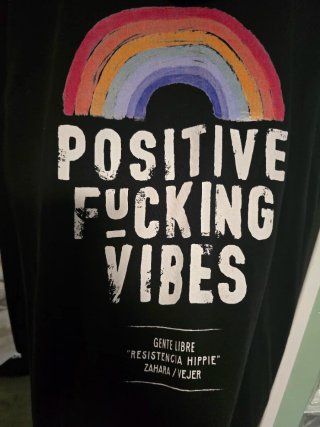 Sudadera con cremallera Gente Libre Negra