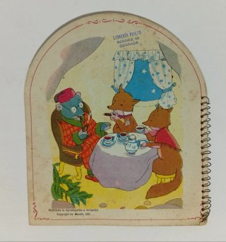 Cuento infantil Monerías Lucero de la Noche, 1951.