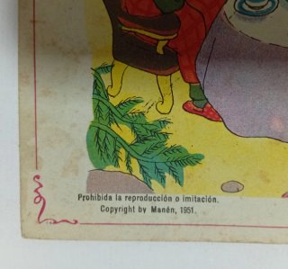 Cuento infantil Monerías Lucero de la Noche, 1951.