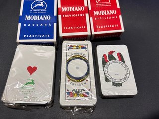 Carte da gioco Modiano Baccarat, Trevigiane, Sicil