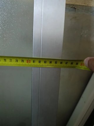 Puerta aluminio y cristal