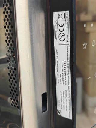 Microondas integrable AEG MSB2547D-M 900W + Grill
