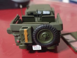Jeep Die Cast 1:43 Modello danneggiato
