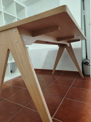 Escritorio Roble Estilo Escandinavo