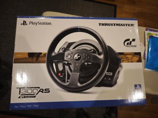 Volante Thrustmaster T300RS+Soporte  PS4,PS5,Pc.