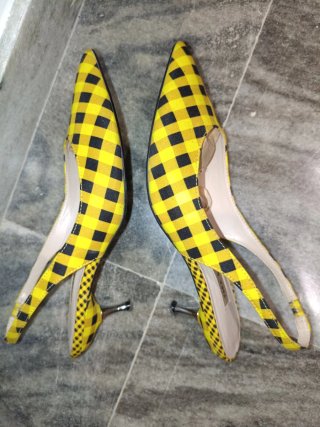 Zapatos Mules Zara Talla 35 Cuadros Vichy