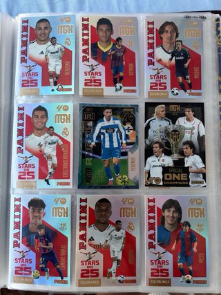 Lote Cartas Fútbol Panini MGH + Pokémon Lugia
