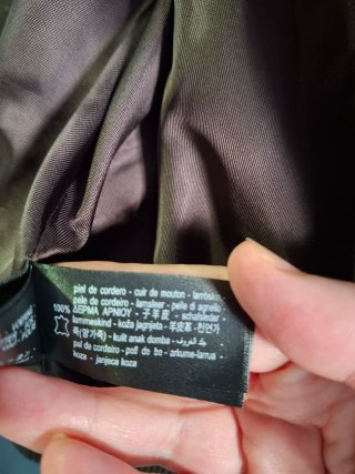Cazadora Bomber Zara Marrón Café Talla M