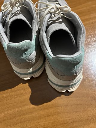 Adidas Deportivas Piel Gris/Teal
