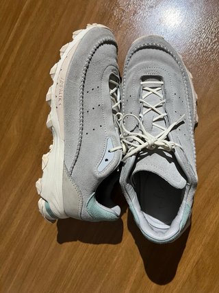 Adidas Deportivas Piel Gris/Teal