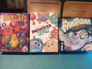 Pack 3 Juegos de Mesa Monstruos