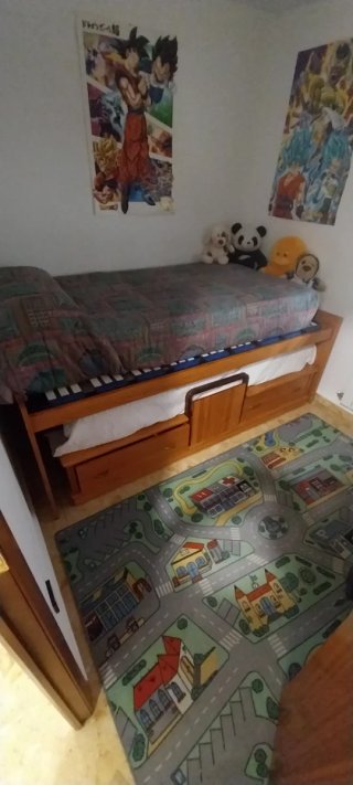 Cama nido de madera con cajones