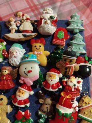 Lotto 38 ciondoli decorazioni Natale