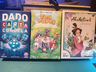 3 Juegos de Mesa: Dado Carta Congela, Tea Party..
