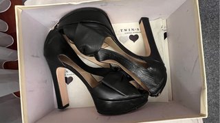 Tacones Twin-Set Negros Talla 38
