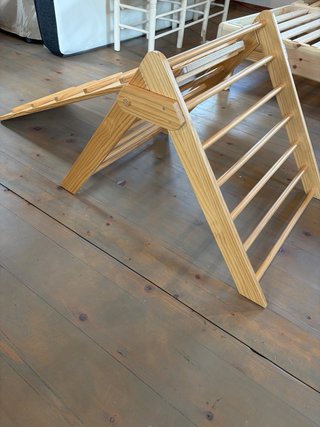 Triangolo arrampicata Pikler + rampa in legno