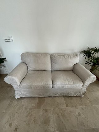 Sofá Ikea 2 plazas tela beige