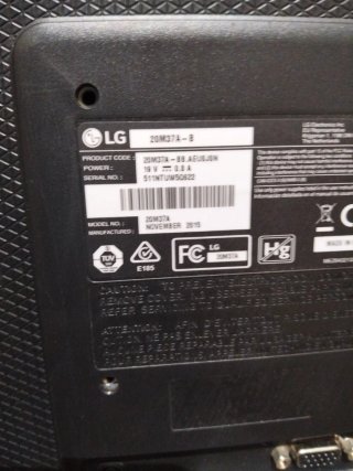Monitores LG Negros