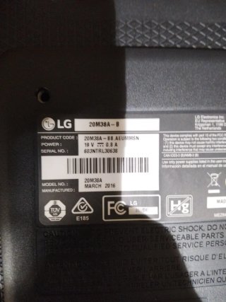 Monitores LG Negros