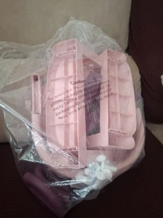 Escalera para bebé rosa