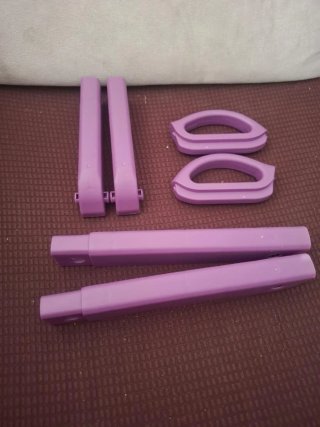 Escalera para bebé rosa