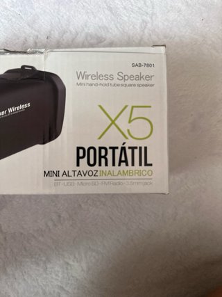 Mini altavoz Stima X5 Portátil Negro